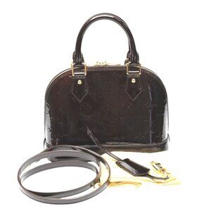 Louis Vuitton Monogram 2-Way Alma BB Handbag Amarante